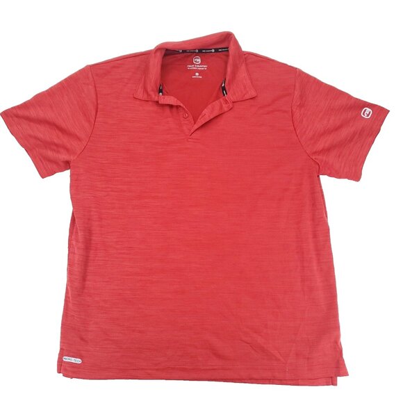 Free Country Other - Free Country Polo Shirt Mens Large Red Ultimate Comfort Golf Short Sleeve
